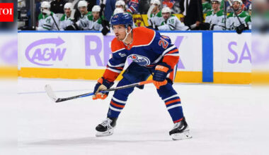 NHL Jack Roslovic Injury Update: Edmonton Oilers forward sidelined after freak blocked shot | NHL News