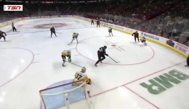 Brady Tkachuk with a Powerplay Goal vs. Pittsburgh Penguins