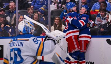 Rangers earn road win against Blues on J.T. Miller's OT goal