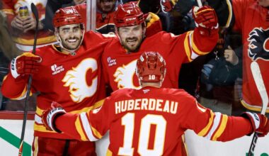 Backlund scores twice as Flames use 3-goal 3rd period to beat Kraken 4-2