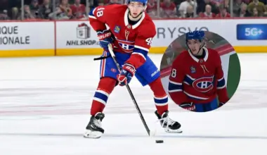 We now know what Lane Hutson yelled at the referee while play was still going