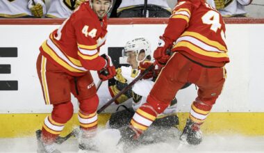 Backlund scores twice, Calgary Flames beat Vegas Golden Knights 6-3