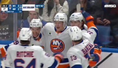 Emil Heineman with a Powerplay Goal vs. Buffalo Sabres