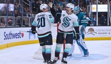 San Jose Sharks blow lead, lose to Seattle Kraken, Joey Daccord