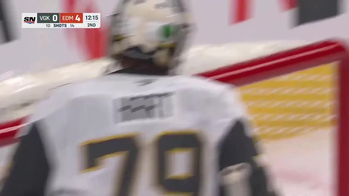 Zach Hyman with a Goal vs. Vegas Golden Knights