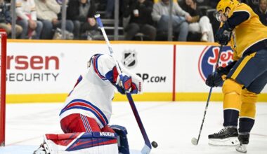 Filip Forsberg-led Predators hang on to defeat short-handed Rangers