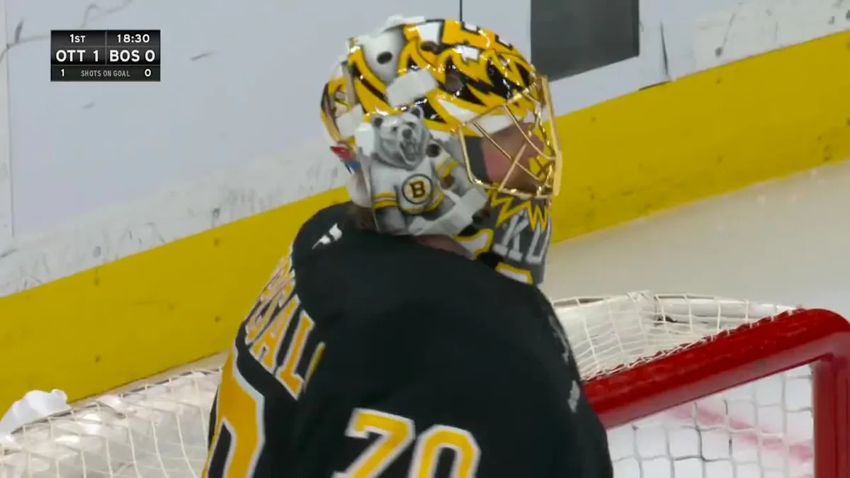 Drake Batherson with a Goal vs. Boston Bruins