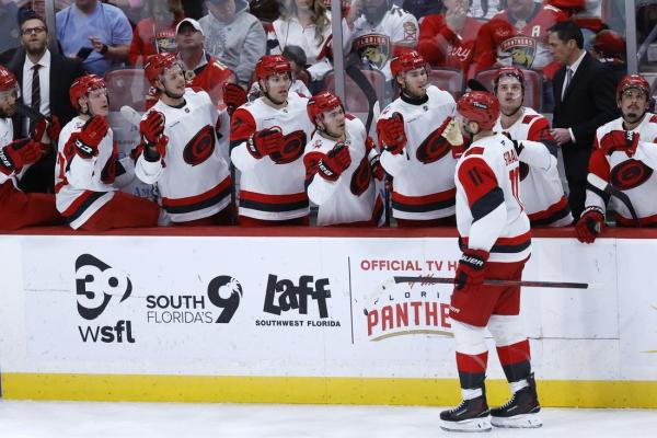 Panthers, Hurricanes tangle for second time in four days