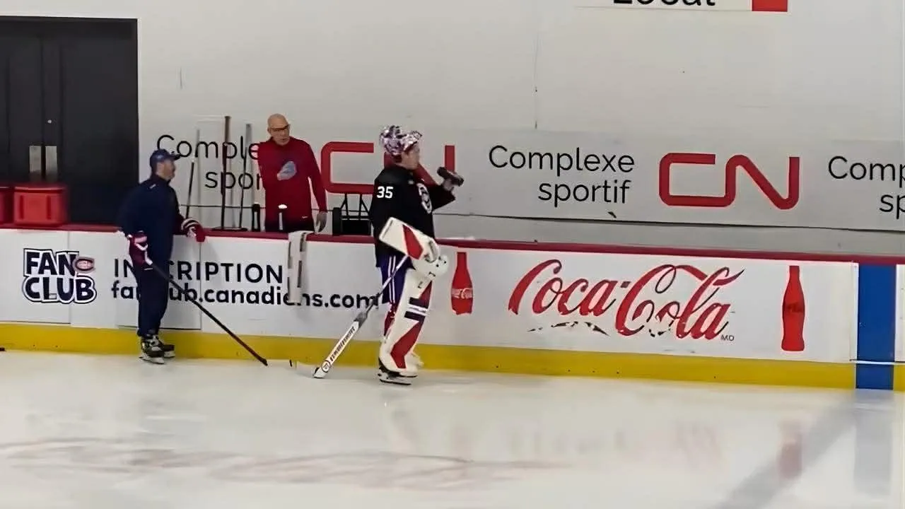 Samuel Montembeault spotted in Brossard with a special guest, hinting at what's next