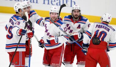 Rangers erupt for five goals in third period to beat Capitals