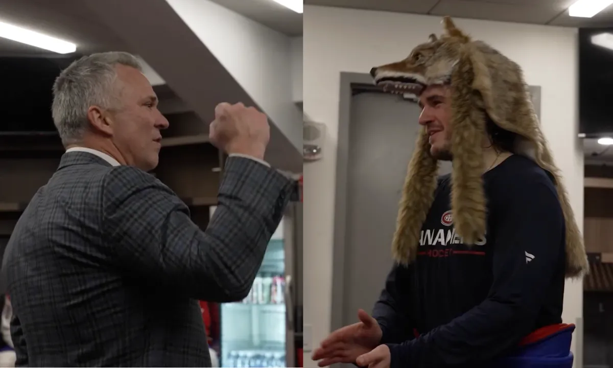Special scene in the Canadiens' locker room as St-Louis delivers heartfelt message after win over Br