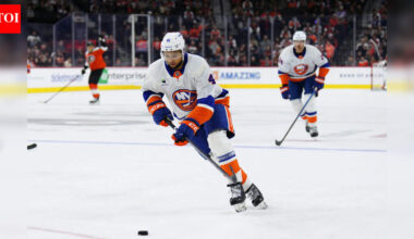 “When you’re a kid, you dream”: Marshal Warren lives his childhood dream in his first NHL home game with New York Islanders | NHL News