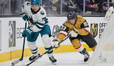 San Jose Sharks lose big to Vegas Golden Knights before Christmas break