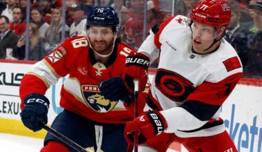 Kunin and Lundell score during Panthers' 5-goal 3rd period in 5-2 win over Hurricanes