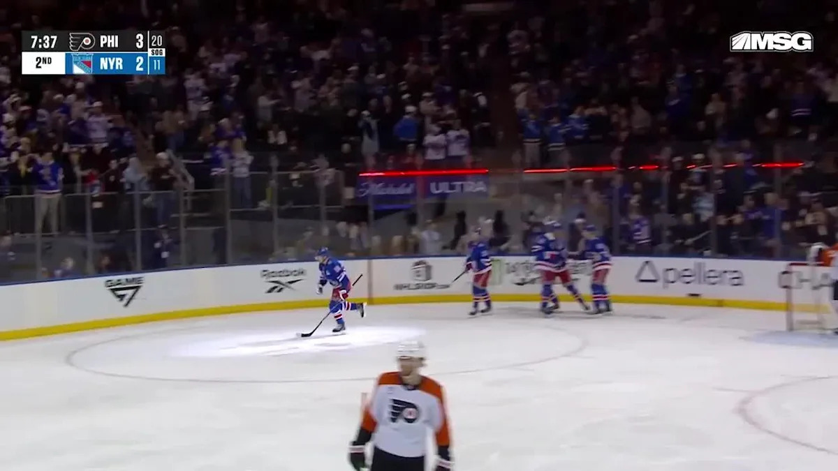 Artemi Panarin with a Goal vs. Philadelphia Flyers