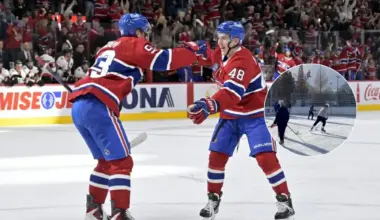 A fan reveals what Hutson and Demidov did after skating at a Montreal outdoor rink on Christmas