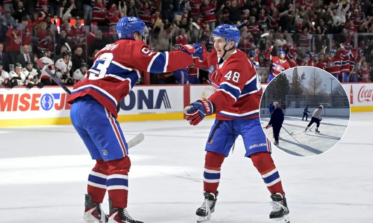 A fan reveals what Hutson and Demidov did after skating at a Montreal outdoor rink on Christmas