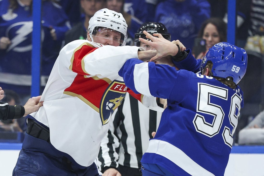 Panthers ride hot streak into clash with rival Lightning