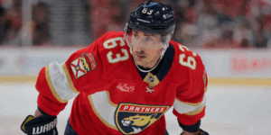 Brad Marchand skating for the Florida Panthers