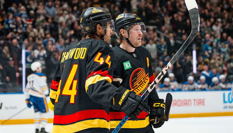 Kiefer Sherwood Vancouver Canucks NHL