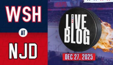 Live updates: Washington Capitals vs New Jersey Devils at Prudential Center