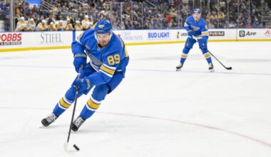 Pavel Buchnevich, Blues snap Predators' 3-game winning streak