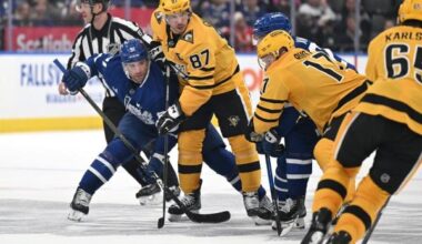 Blackhawks may remain short-handed vs. slumping Pens