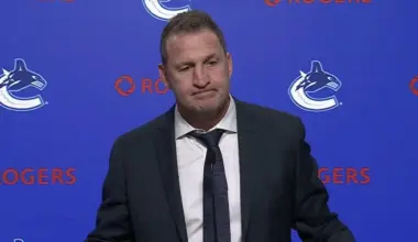 Vancouver Canucks' Adam Foote calls-out his team after tough performance vs the San Jose Sharks