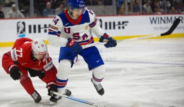 Bob Motzko provides update on US top D Cole Hutson