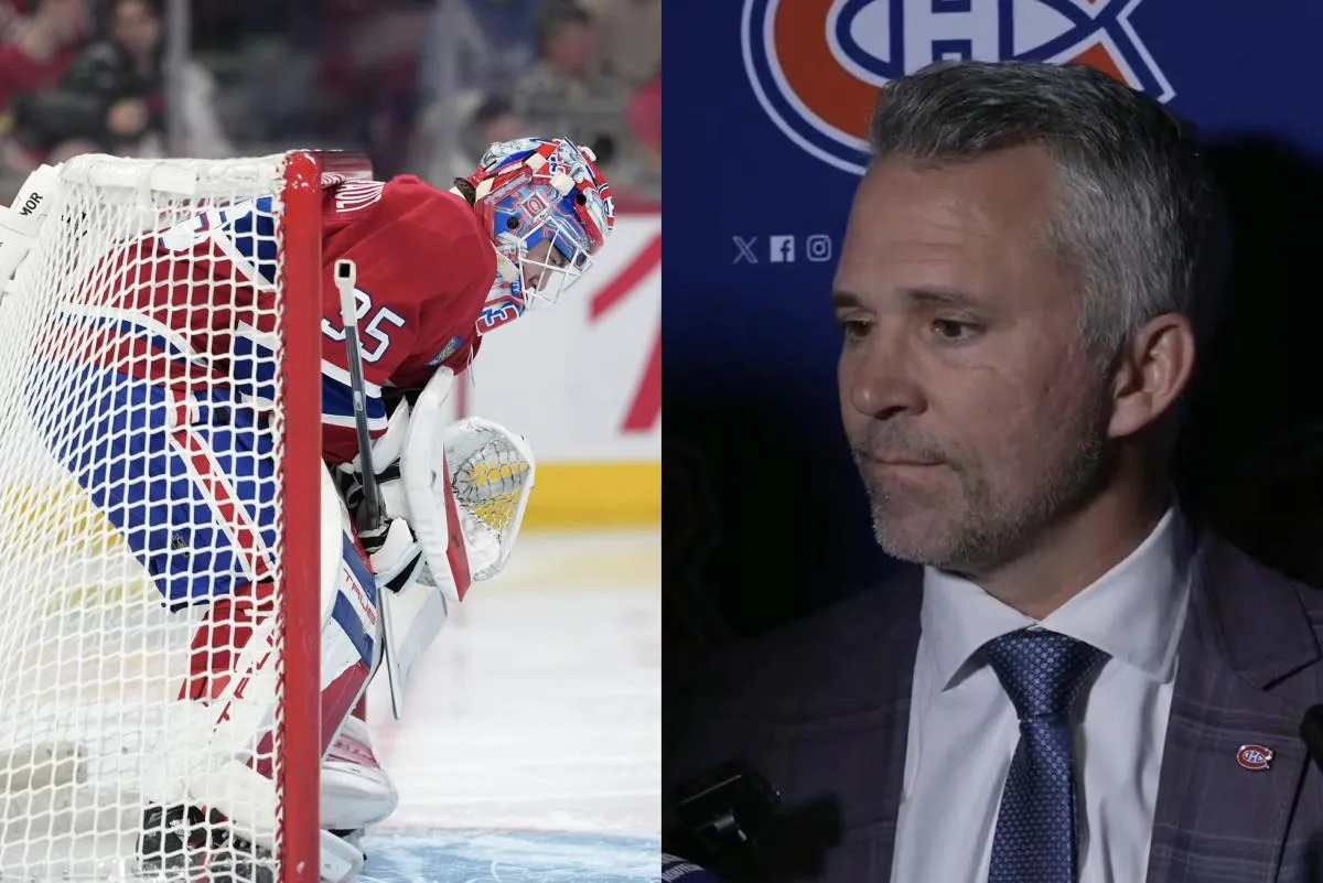 Martin St-Louis makes his intentions clear with Samuel Montembeault