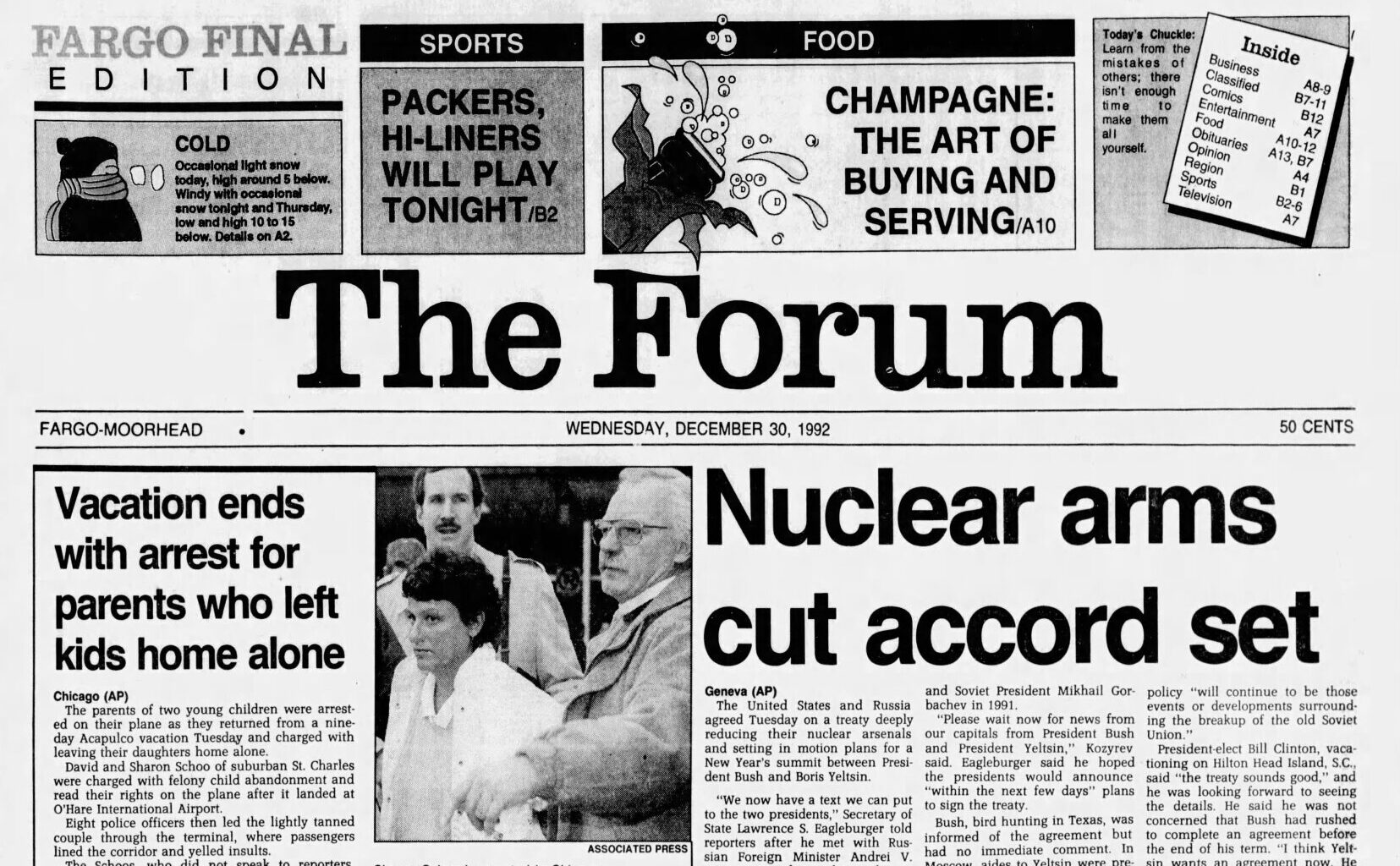 Today in History, 1992: Penalties mount during ‘ugly’ post-holiday hockey tournament - InForum