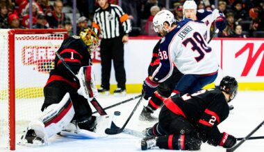 Severson, Greaves carry the travel-delayed Blue Jackets past the Senators, 4-1