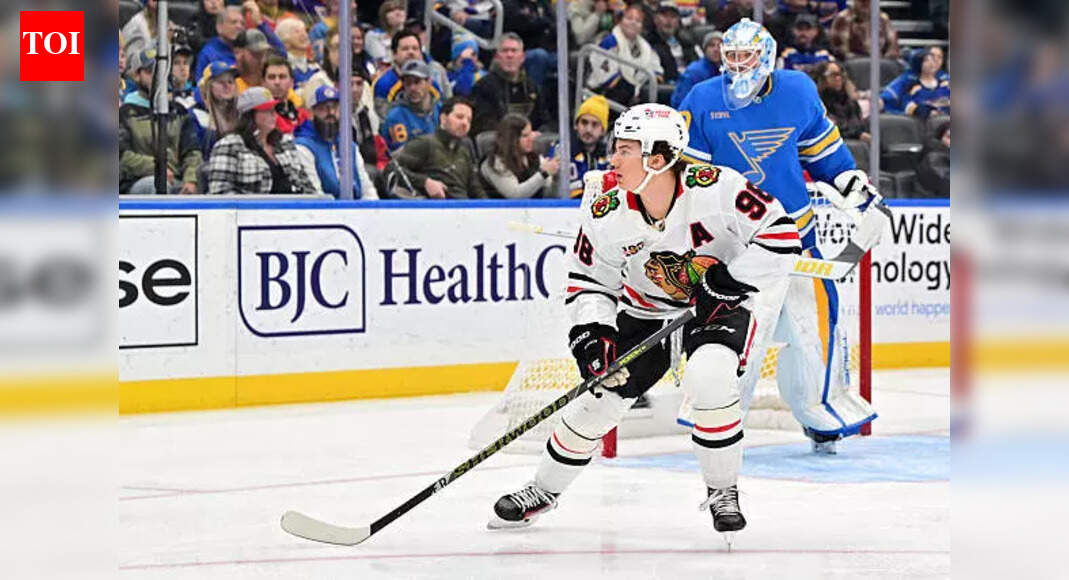 Connor Bedard skates for the Blackhawks after a shoulder injury in a December loss against Blues | NHL News