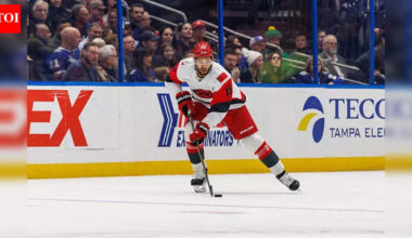 Carolina Hurricanes defenseman K’Andre Miller returns after lower-body injury ahead of key NHL game | NHL News