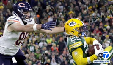 ABC7 Sports Overtime: Packers-Bears game tomorrow, college football playoffs, Chicago Blackhawks' Connor Bedard injured and more
