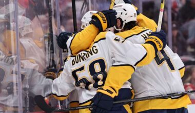 NHL roundup: Florida Panthers and Nashville Predators score five on the road