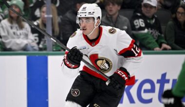 Senators F Shane Pinto (lower body) out at least 2 weeks