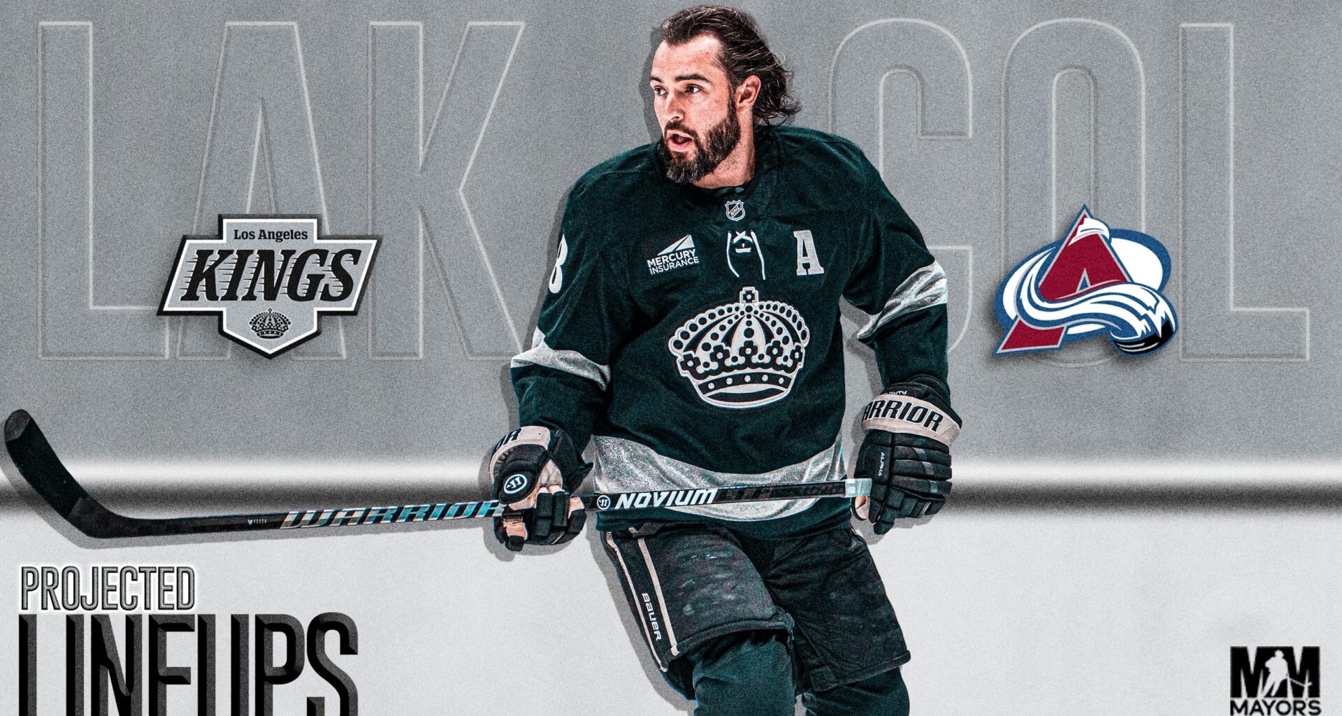 Projected Lineups, Kings at Avs; Tough Challenge Ahead to Build Off Last Game