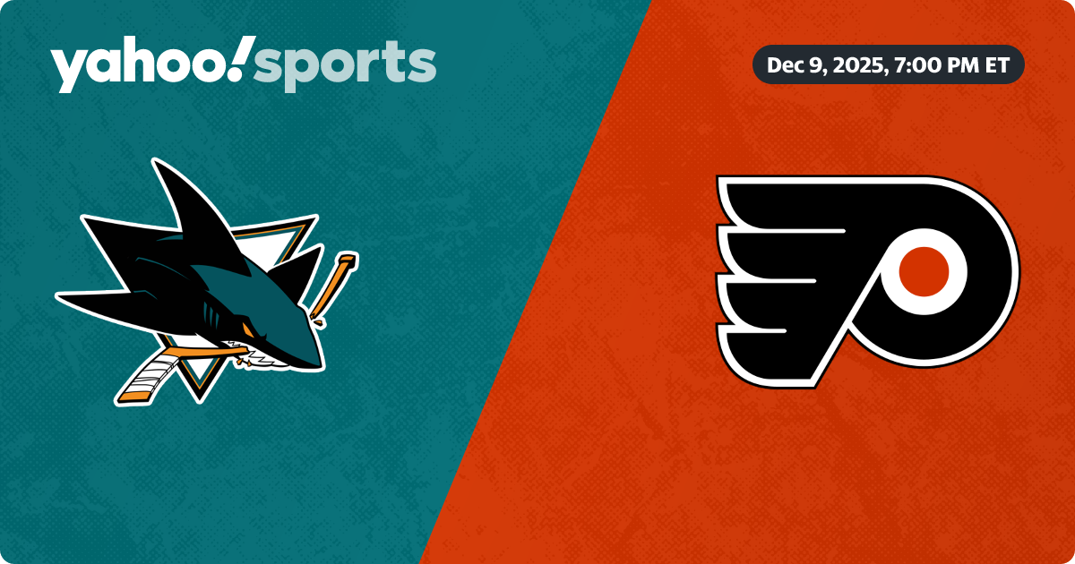 San Jose Sharks @ Philadelphia Flyers: Live game updates, stats, play-by-play