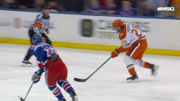 Gauthier scores twice as the Ducks beat the Rangers 4-1 to snap their two-game losing streak