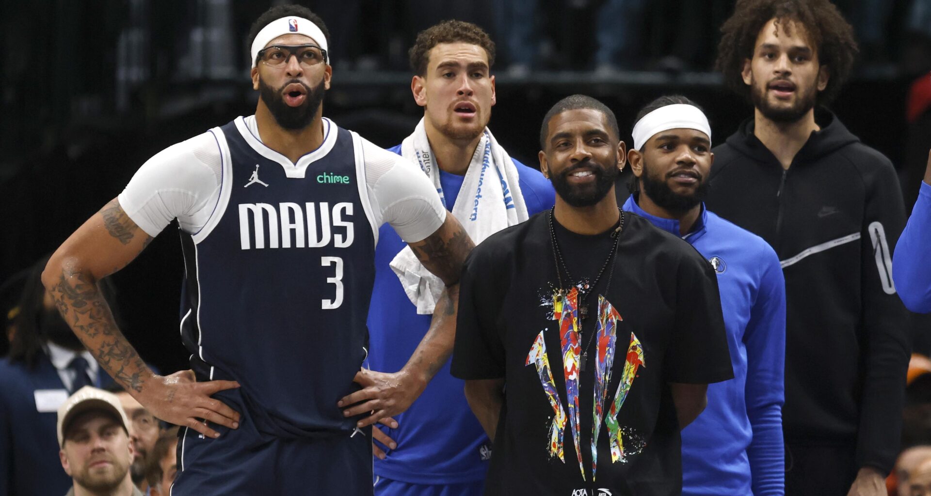 Mavs Gov. Reportedly Wants to See Anthony Davis, Kyrie, Flagg Trio Amid Trade Rumors