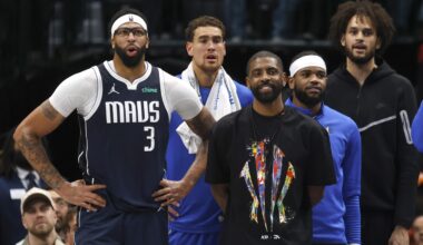 Mavs Gov. Reportedly Wants to See Anthony Davis, Kyrie, Flagg Trio Amid Trade Rumors