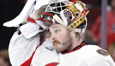 Ottawa Senators goaltender Linus Ullmark taking personal leave