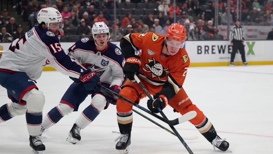 The Ducks beat the Blue Jackets, 4-3, at the Honda Center