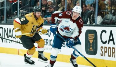 Knights defeated by Avalanche, 6-5, at T-Mobile Arena