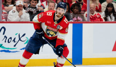 Matthew Tkachuk practices with Panthers for 1st time this season, indicating game return is near