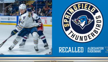 Springfield Thunderbirds | Blues Recall F Aleksanteri Kaskimaki from…