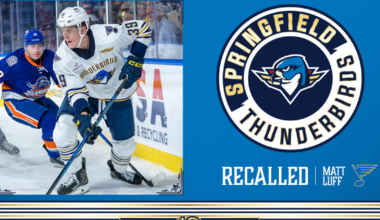 Springfield Thunderbirds | Blues Recall F Matt Luff from T-Birds