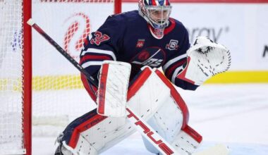 Connor Hellebuyck returns to practice for Winnipeg Jets - Winnipeg