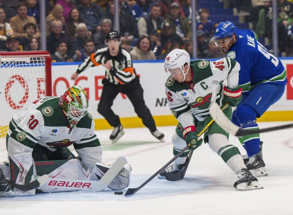 minnesota wild, vancouver canucks